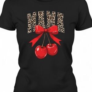 Mamá Red Cherry comfort Colors TShirt